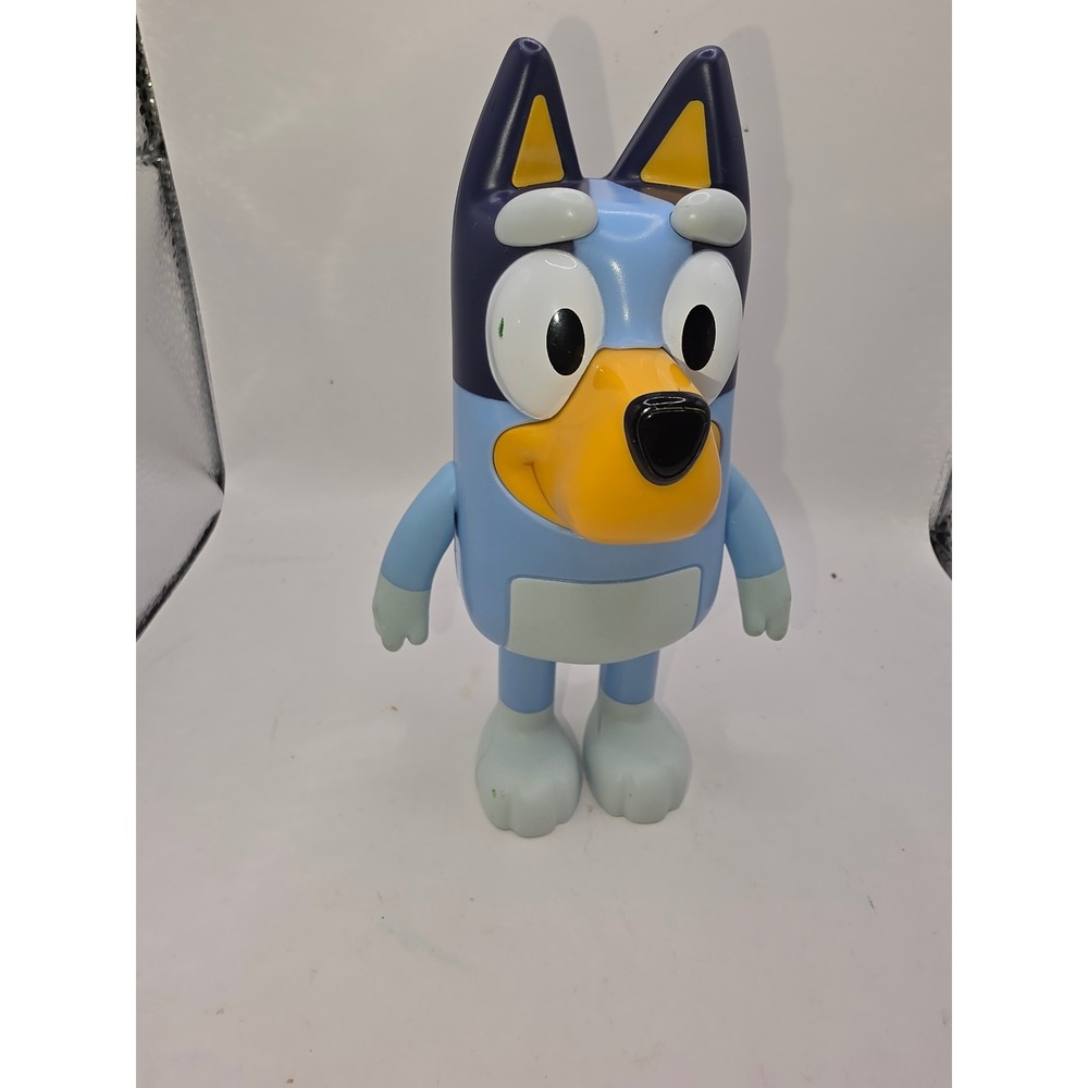 Bluey Talking Interactive Action Figure Toy Blue Yellow BBC Ludo Studio